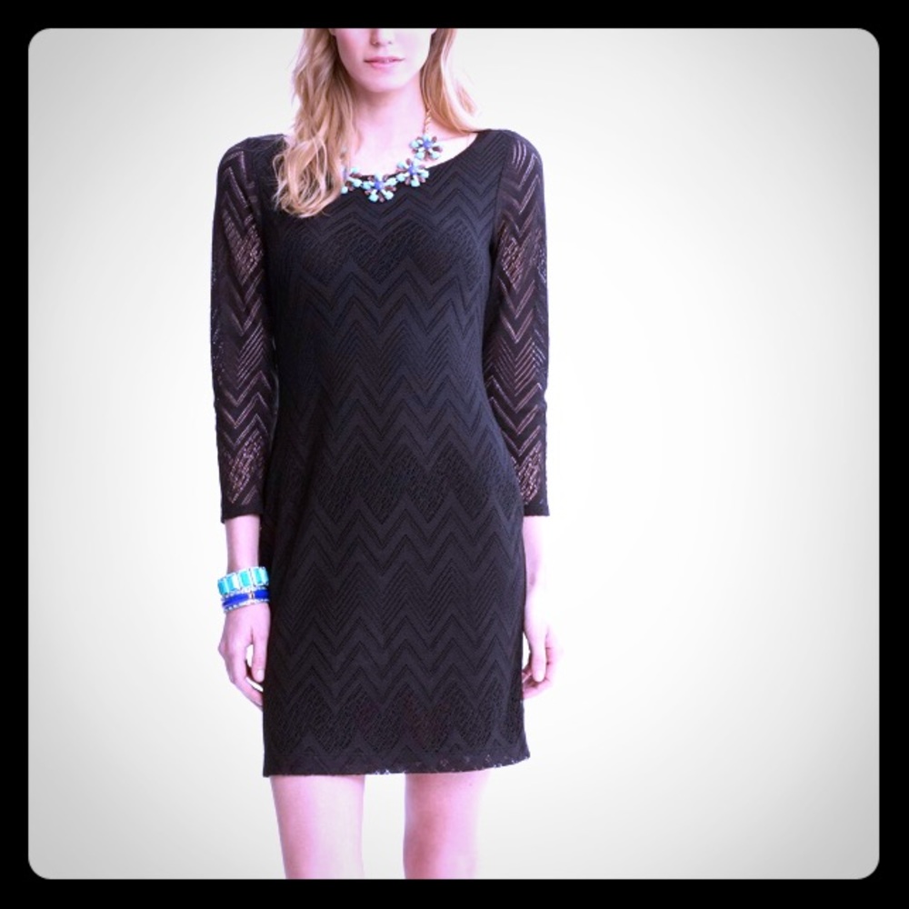 Banana Republic Heritage 3/4 Sleeve Lace Dress